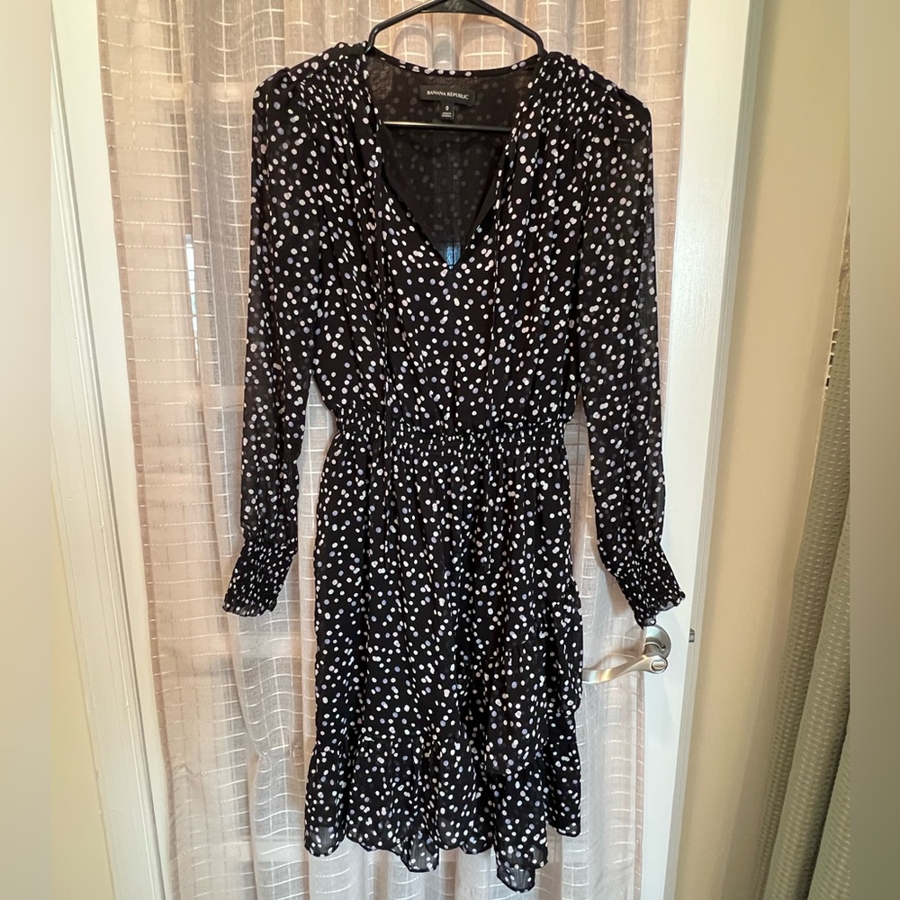 Banana Republic polka dot dress Size 0